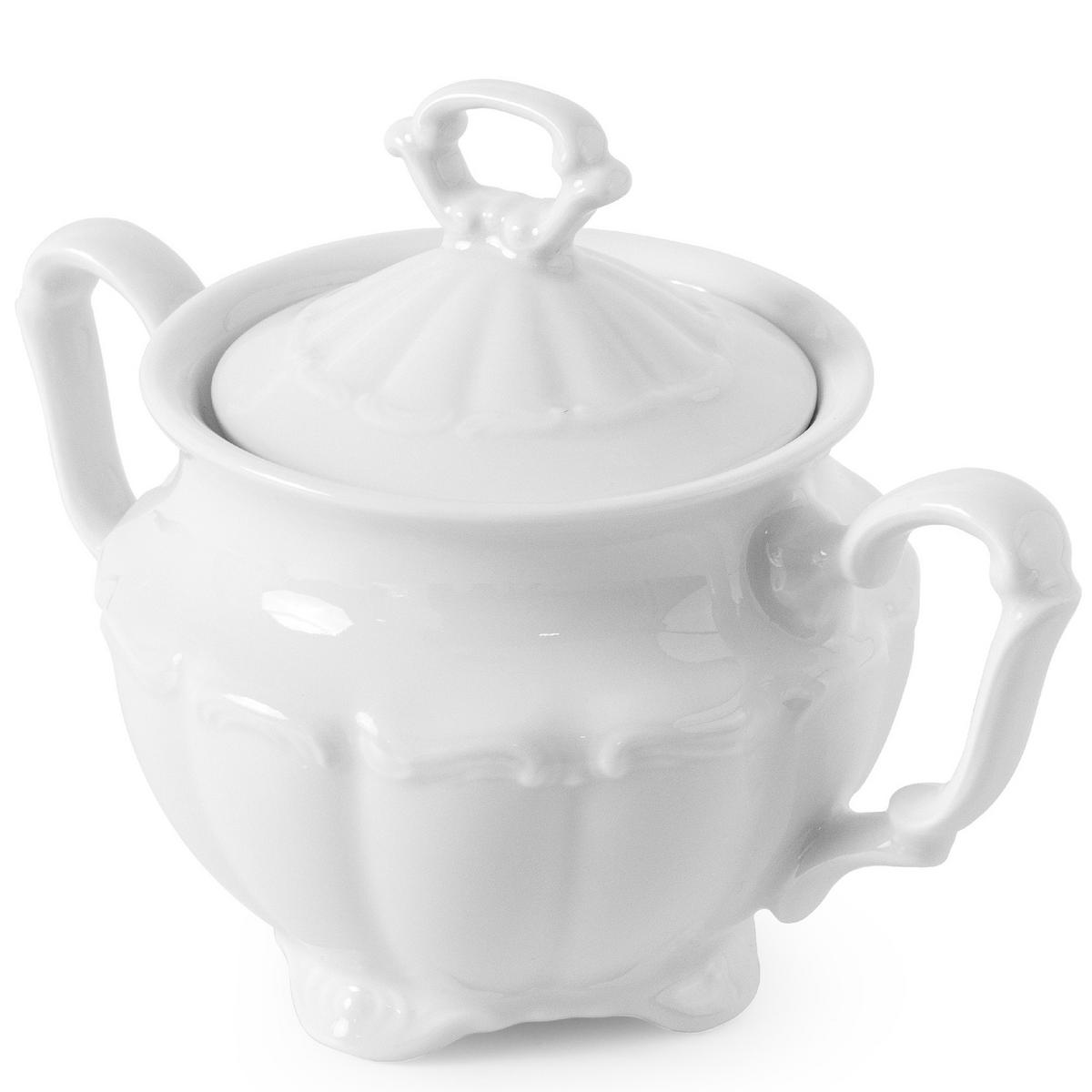 ZUCKERDOSE Chodziez MARIA TERESA - Weiß, Keramik (10/14cm) - KONSIMO®