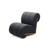 SESSEL CATCH ME, Bequeme Polsterung, 3D-Stoff, Hohe Festigkeit, Holzdetails, Schwarze Farbe - Schwarz, Holz/Textil (80/78/100cm) - DomoHome
