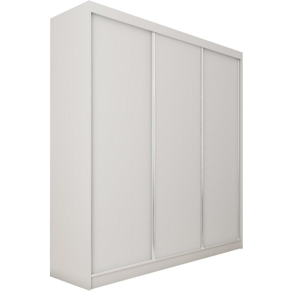 SCHWEBETÜRENSCHRANK Mario 240/216/61 weiß - Weiß, Holzwerkstoff (240/216/61cm) - Beautysofa