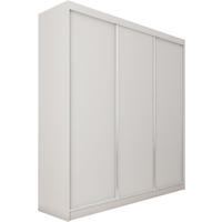 SCHWEBETÜRENSCHRANK Mario 240/216/61 weiß - Weiß, Holzwerkstoff (240/216/61cm) - Beautysofa