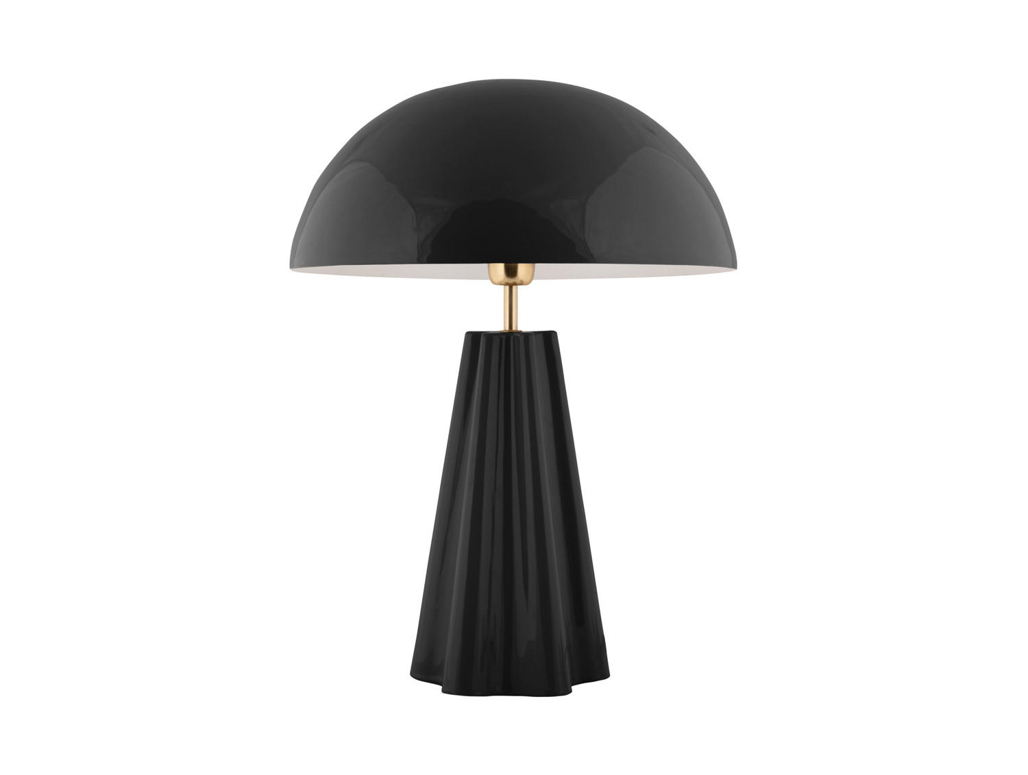 TISCHLAMPE Amplio 40/40/55 cm - Schwarz, Metall (40/40/55cm) - Leitmotiv