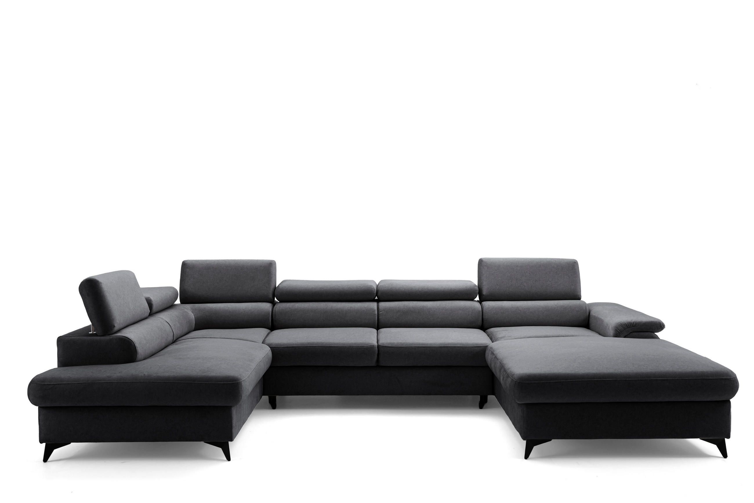 Muffo Ecksofa Anthrazit 210x95x350 cm