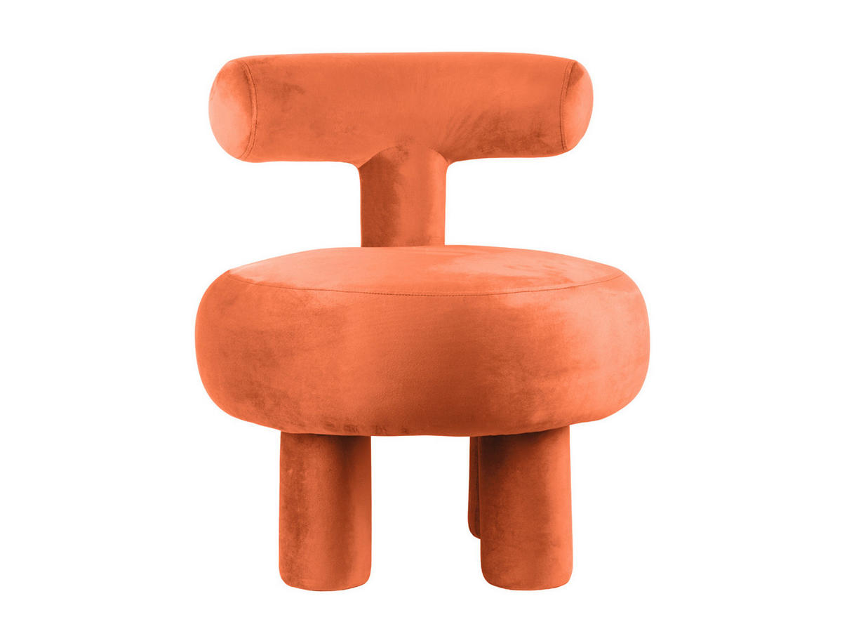 SESSEL Abrazo 58/58/67 cm - Orange, Textil (58/67/58cm) - Leitmotiv