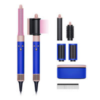 HAARSTYLER Airwrap Complete Long Blue Blush, Multi Haarstyler, Lockenstyler, Stylinggerät, Haarstyling Set, Volumenstyler, Glättbürste, Beauty Gerät - Blau, Kunststoff (4.8/27.2/4.1cm) - Dyson