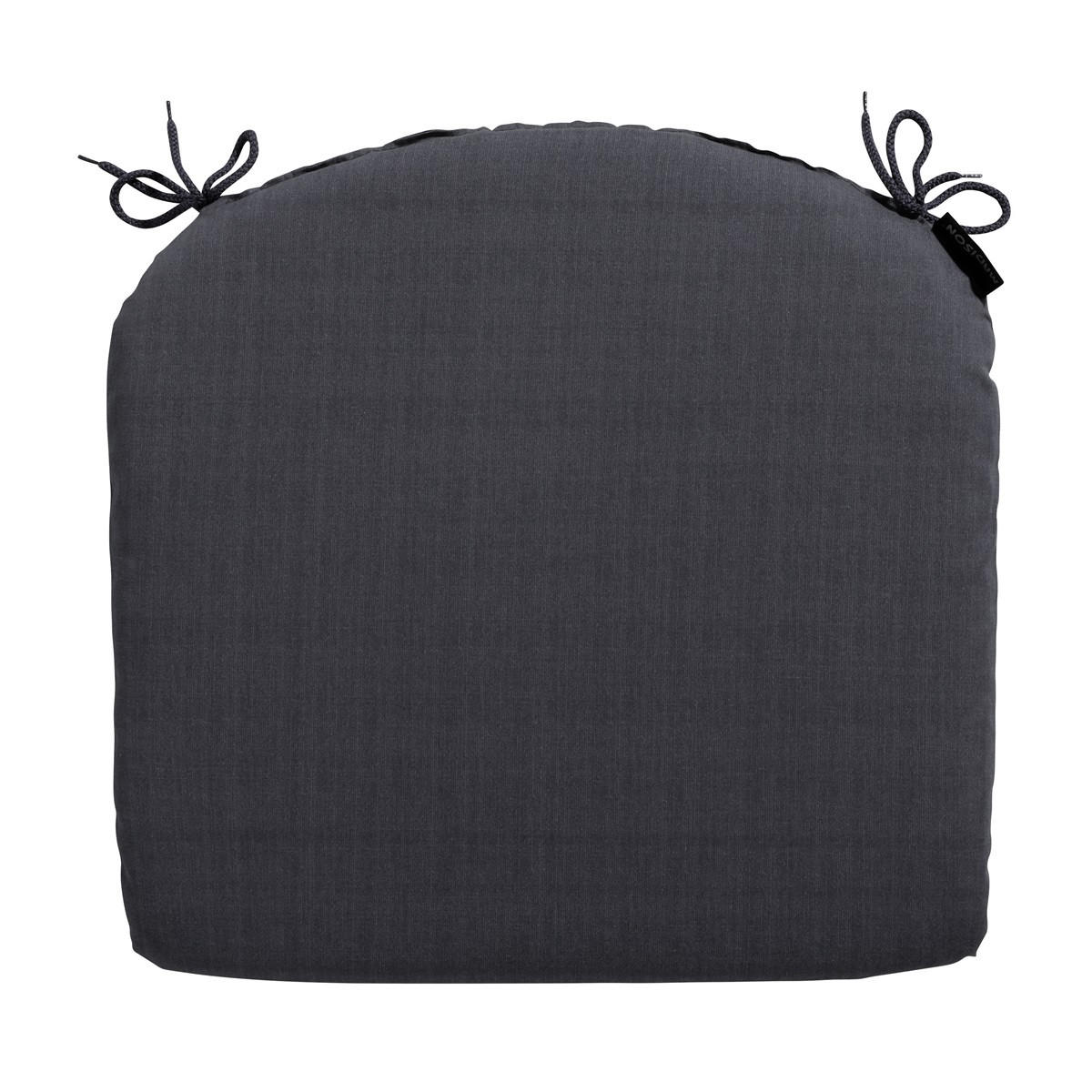 SITZKISSEN Basic 46/48 cm 4er-Set - Schwarz, Textil (48/4/46cm) - Madison