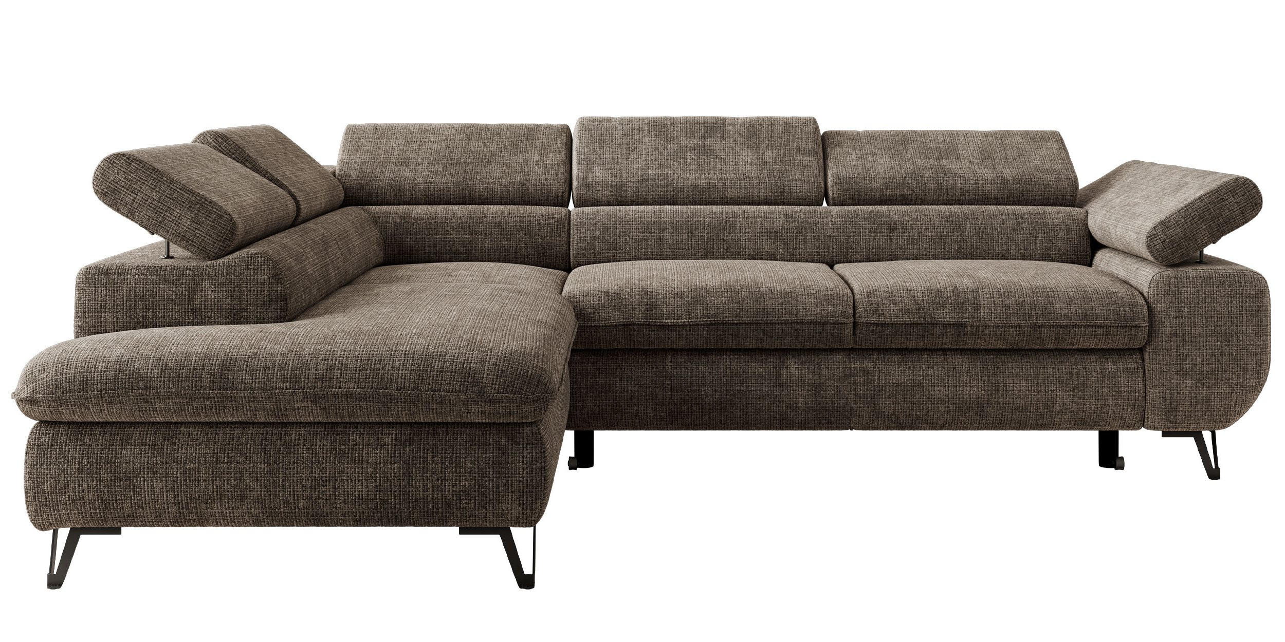 MKS Ecksofa Braun 273x208 cm