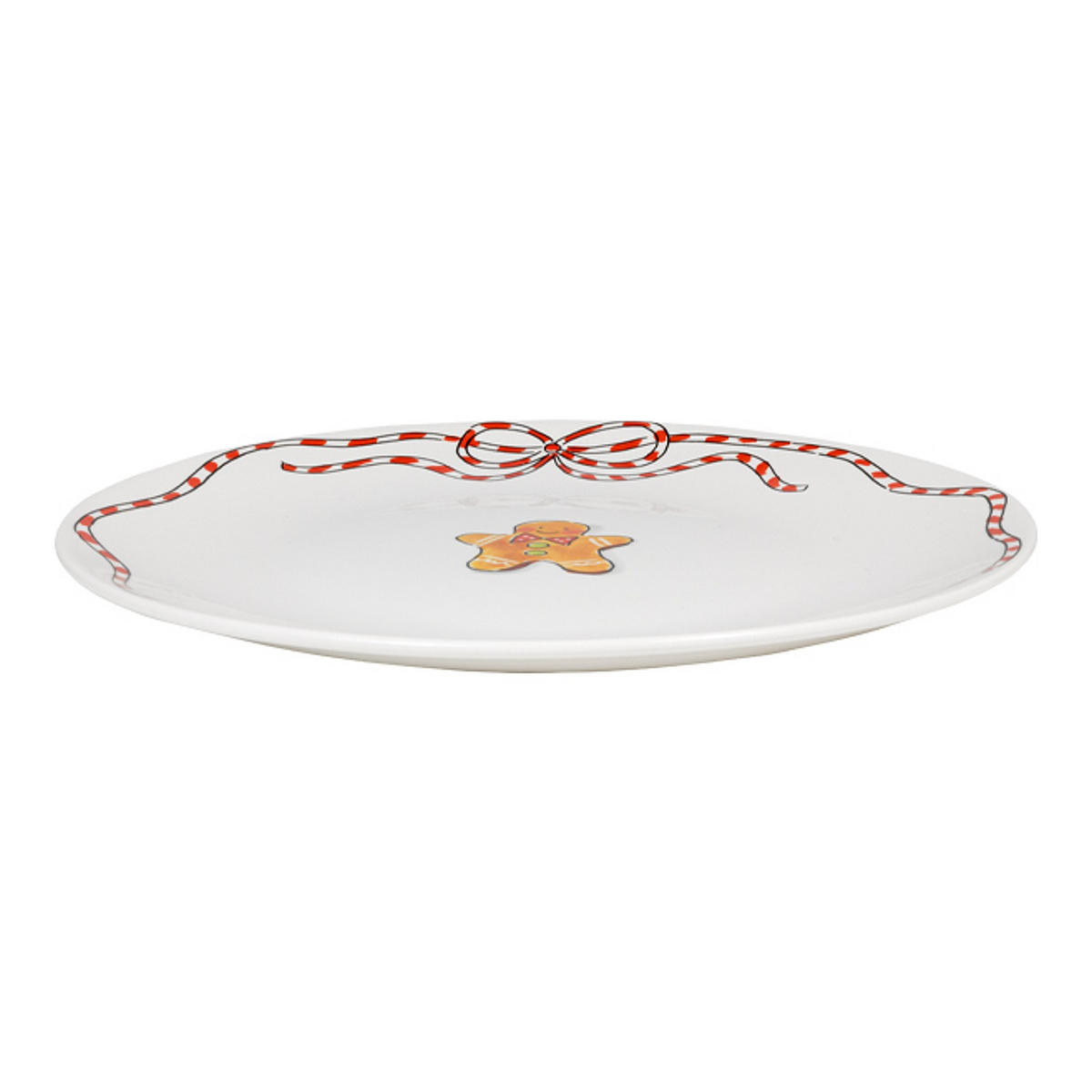 TELLER Lebkuchenmann in Bunt - 26cm - Multicolor, Keramik (26.2/26.3/3cm) - Blond Amsterdam