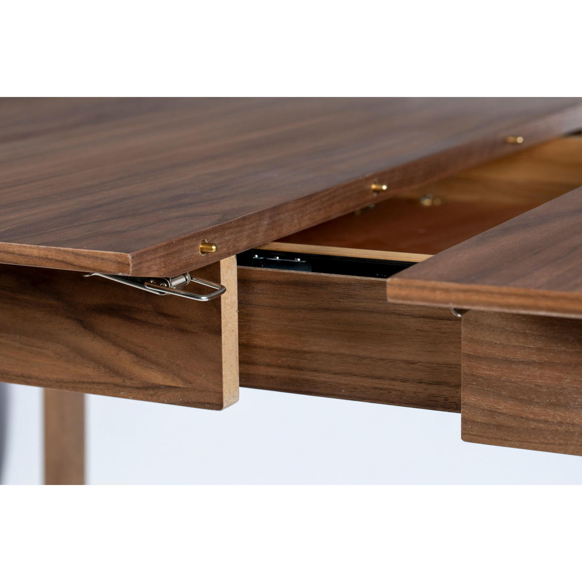 ESSTISCH Glimps Ausziehbarer 180/240x90 cm Walnuss - Braun, Holz (180/90/76cm) - Zuiver