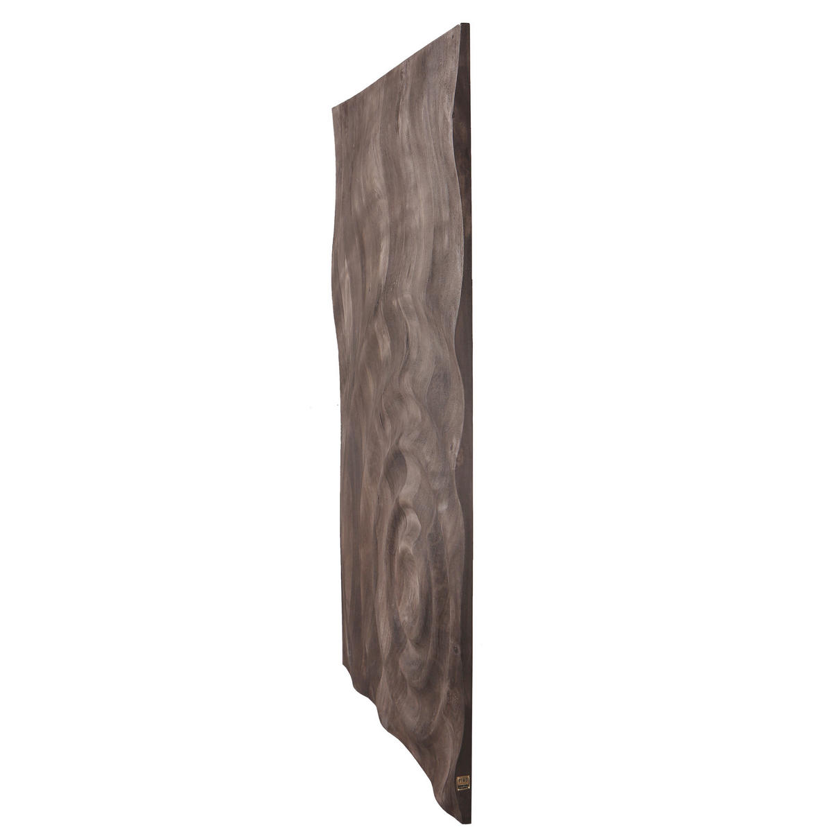 WANDPANEEL Mattin Braun 100/4/130cm - Braun, Holz (4/130/100cm) - PTMD Collection