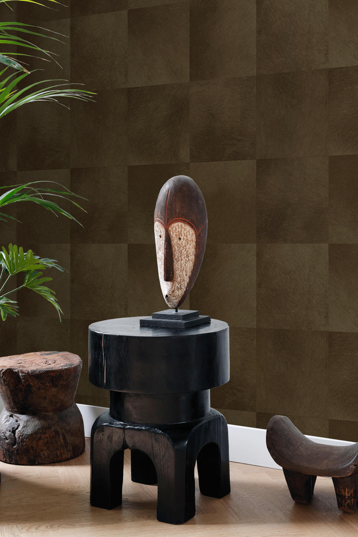 TAPETE Tierhautmuster 53 cm x 10.05 m - Braun, Papier (53/1000cm) - Origin Wallcoverings