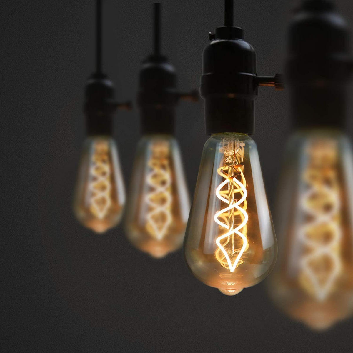 LEUCHTMITTEL Zivoltarax 6.4/6.4/13.5 cm - Braun, Glas (6.4/13.5cm) - ZMH