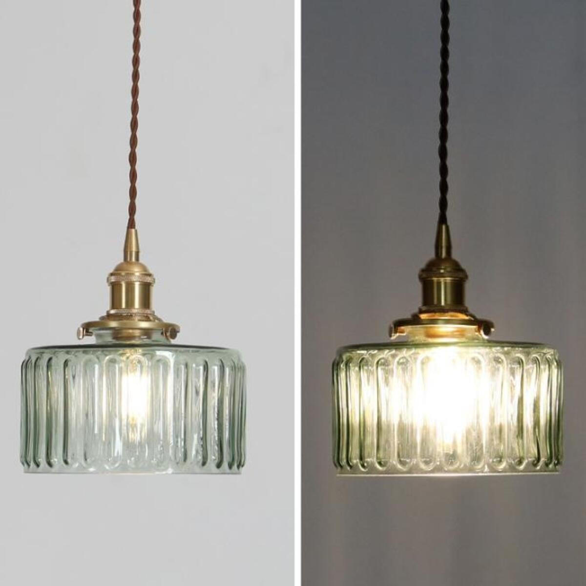 LED-HÄNGELEUCHTE Grün 4W 17.5/17.5/19-150 cm - Grün, Glas (17.5/17.5/19cm) - Authentics