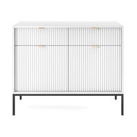 KOMMODE – KSZ104 – 104 cm – NOVA – Weiß - Weiß, Holzwerkstoff (104/83/39cm) - hi-markt