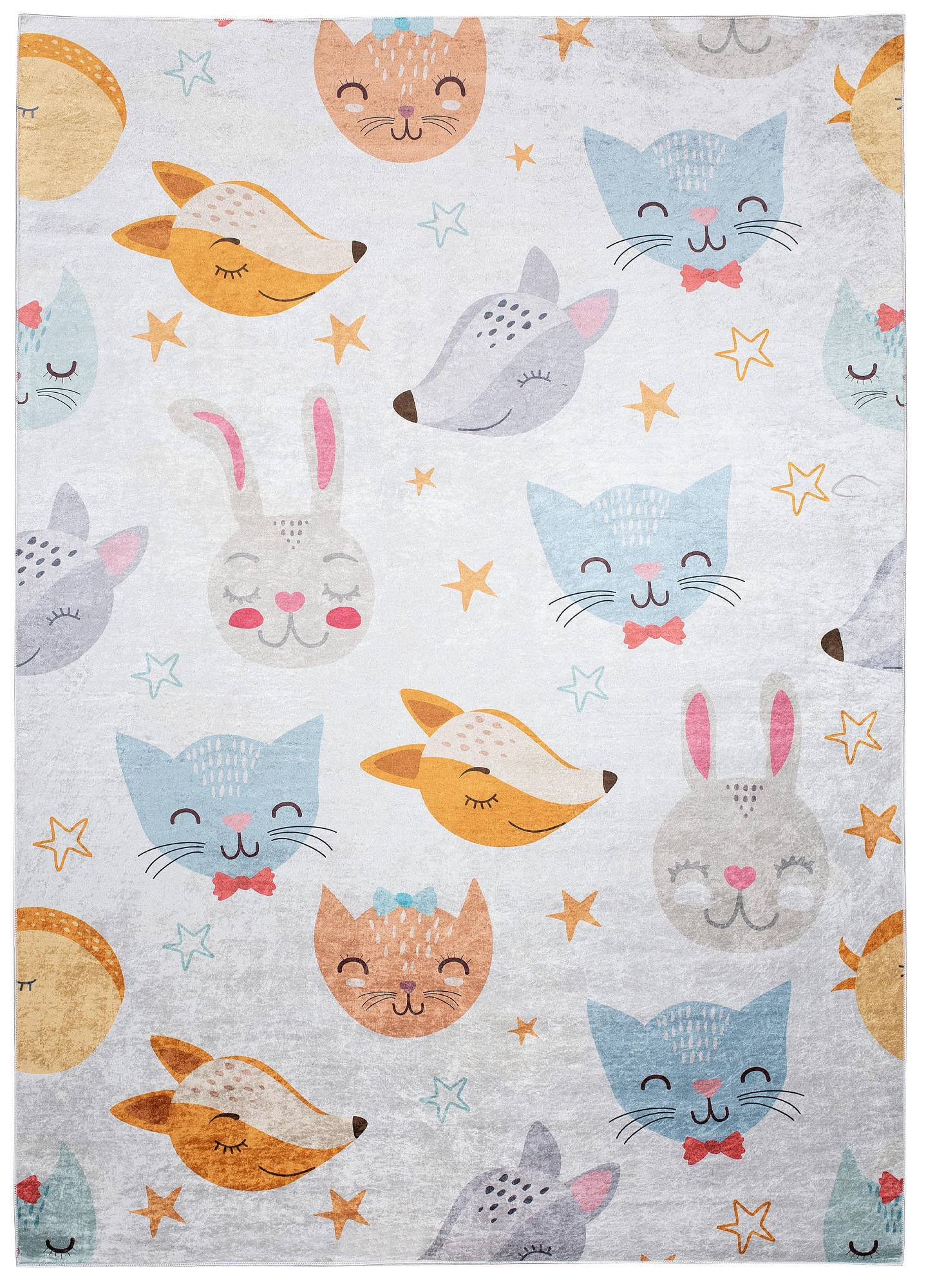 TEPPICH EMMA Grau 140/200 cm - Grau, Kunststoff (140/200cm) - Tapiso