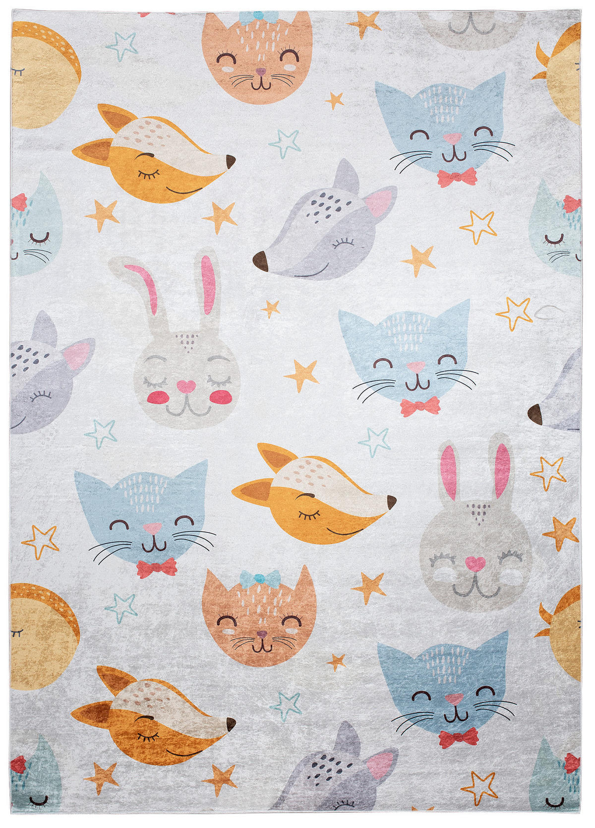 TEPPICH EMMA Grau 140/200 cm - Grau, Kunststoff (140/200cm) - Tapiso