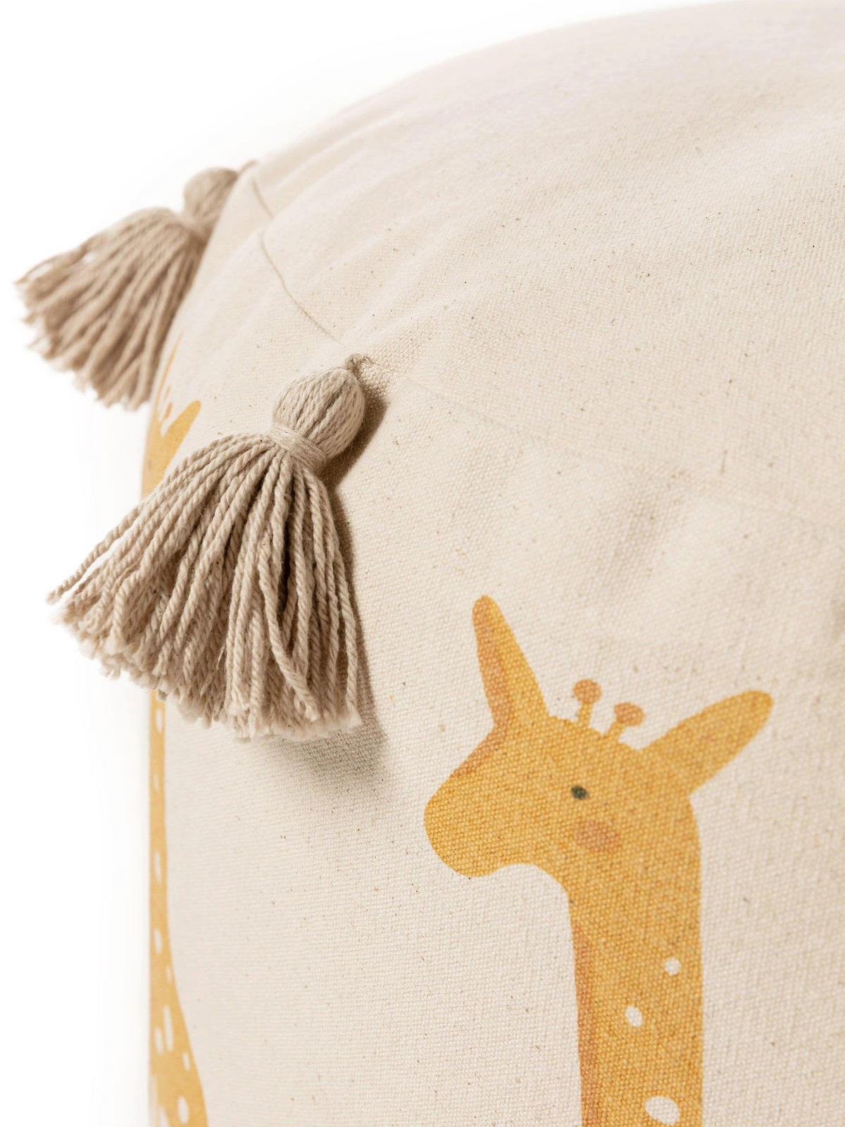 POUF Savannah Gelb 45x45x25 cm - Gelb, Textil (45/25/45cm) - Lytte