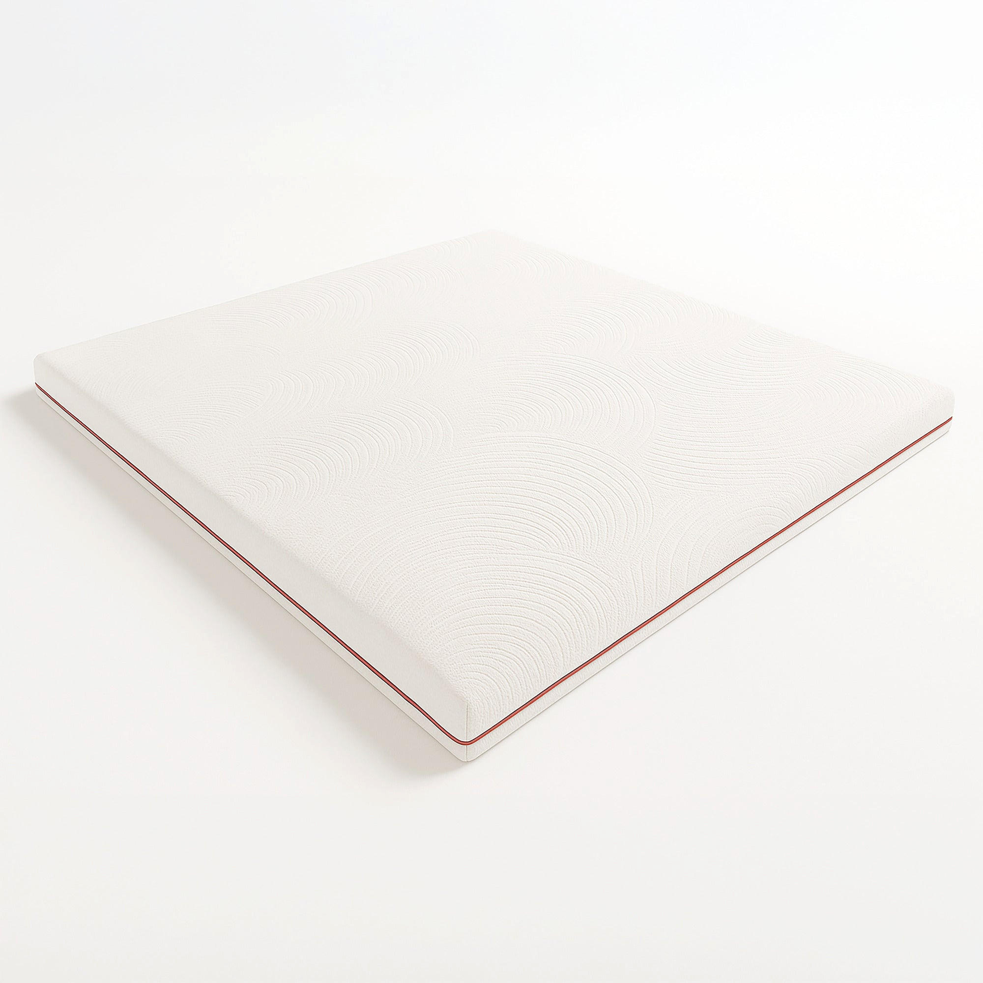 The White Stone VRCHNÍ matrace 180x200 z Viscoelastické Pěny s 9 Diferencovanými Zónami ; Výška 5 cm ; Pure Hypoalergenní Látka a Snímatelná