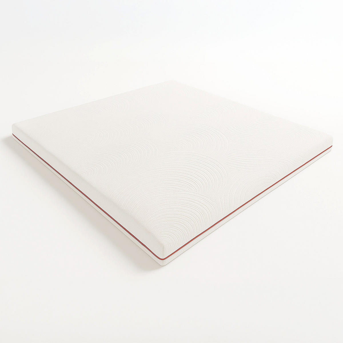 TOPPER Memory Foam 9 Zonen 5 cm 160x190 - Weiß, Textil (160/190cm) - The White Stone