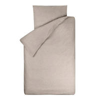 BINK Bettwäsche Bo uni natur 135 x 200 - Naturfarben, Textil (135/200cm) - Bink Bedding