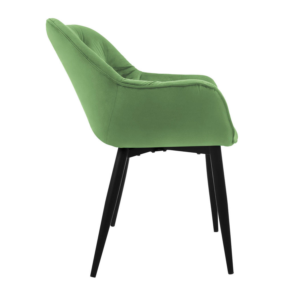 Thumbnail - Ml-Design Esszimmerstuhl, Grün, Metall, 6-Sitzer, 67x83x59 cm, Esszimmer, Stühle, Esszimmerstühle, Armlehnenstühle