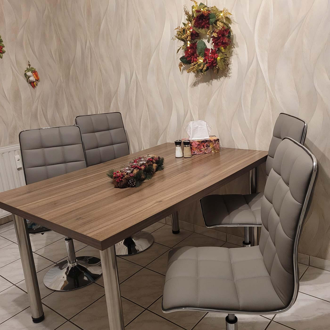 Thumbnail - MCW Esszimmerstuhl, Schwarz, Textil, 43x103x54 cm, Esszimmer, Stühle, Esszimmerstühle, Vierfußstühle