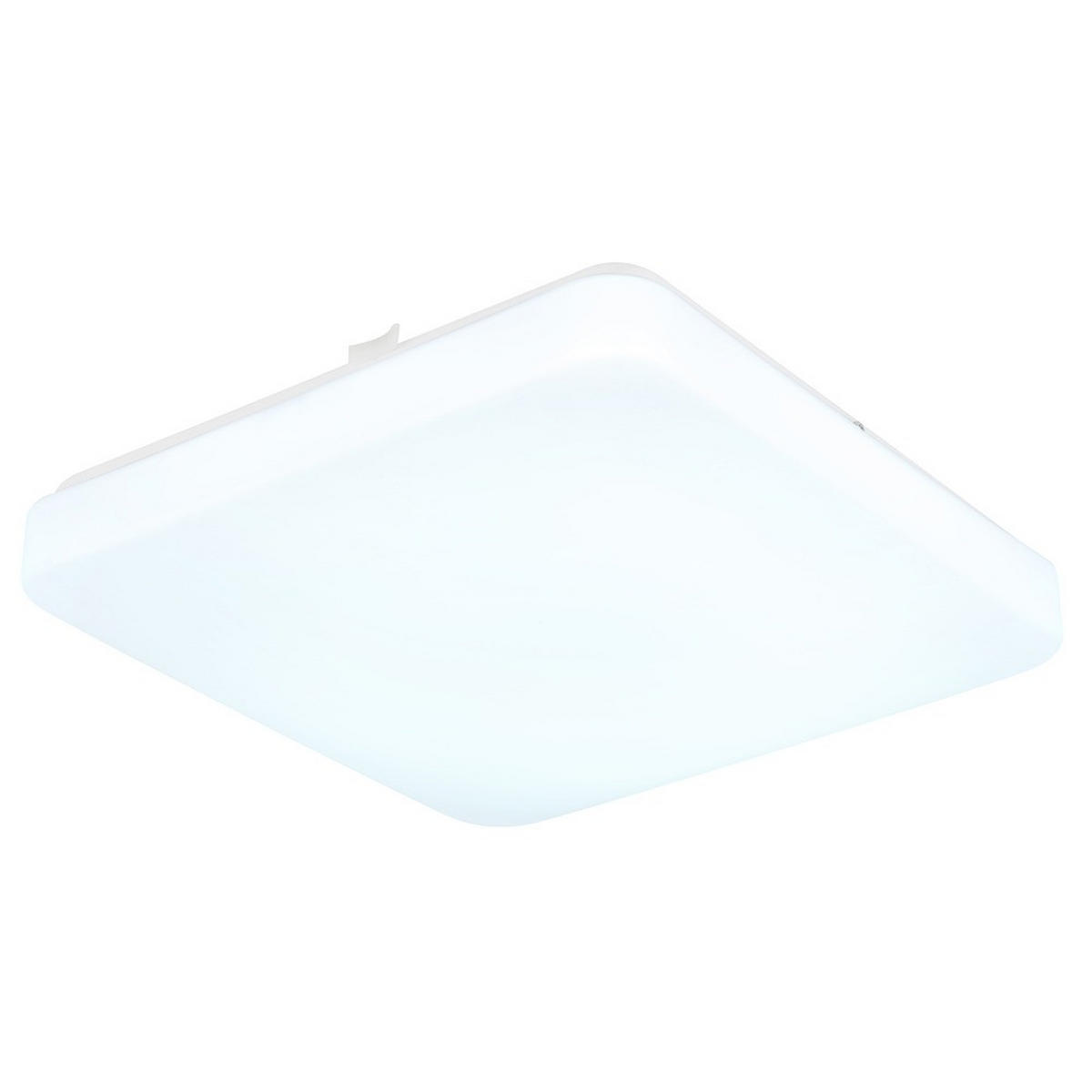DECKENLEUCHTE DONTE Metall Weiß matt LED Aufbau - Weiß, Metall (27/27/5.5cm) - Globo Lighting