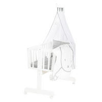 BABYWIEGENSETT Miffy - Weiß, Holzwerkstoff/Textil (40/90cm) - Roba