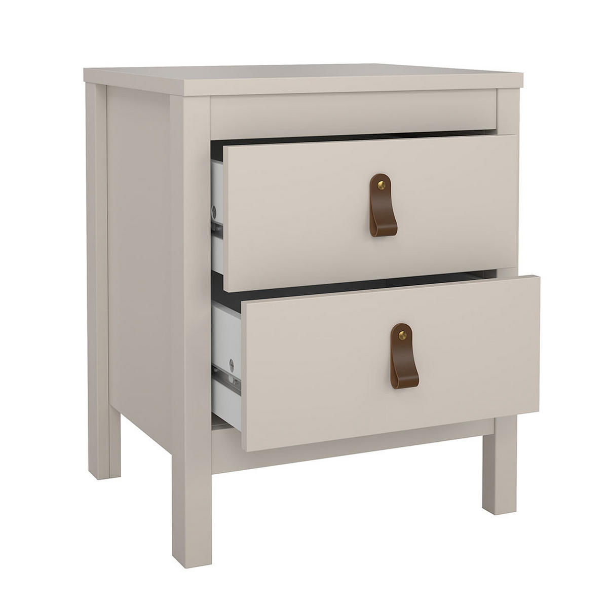 NACHTTISCH, Madrid, Kaschmir, Holzwerkstoff, 44 x 39 x 54 cm - Kaschmir, Holzwerkstoff (44/54/39cm) - ebuy24