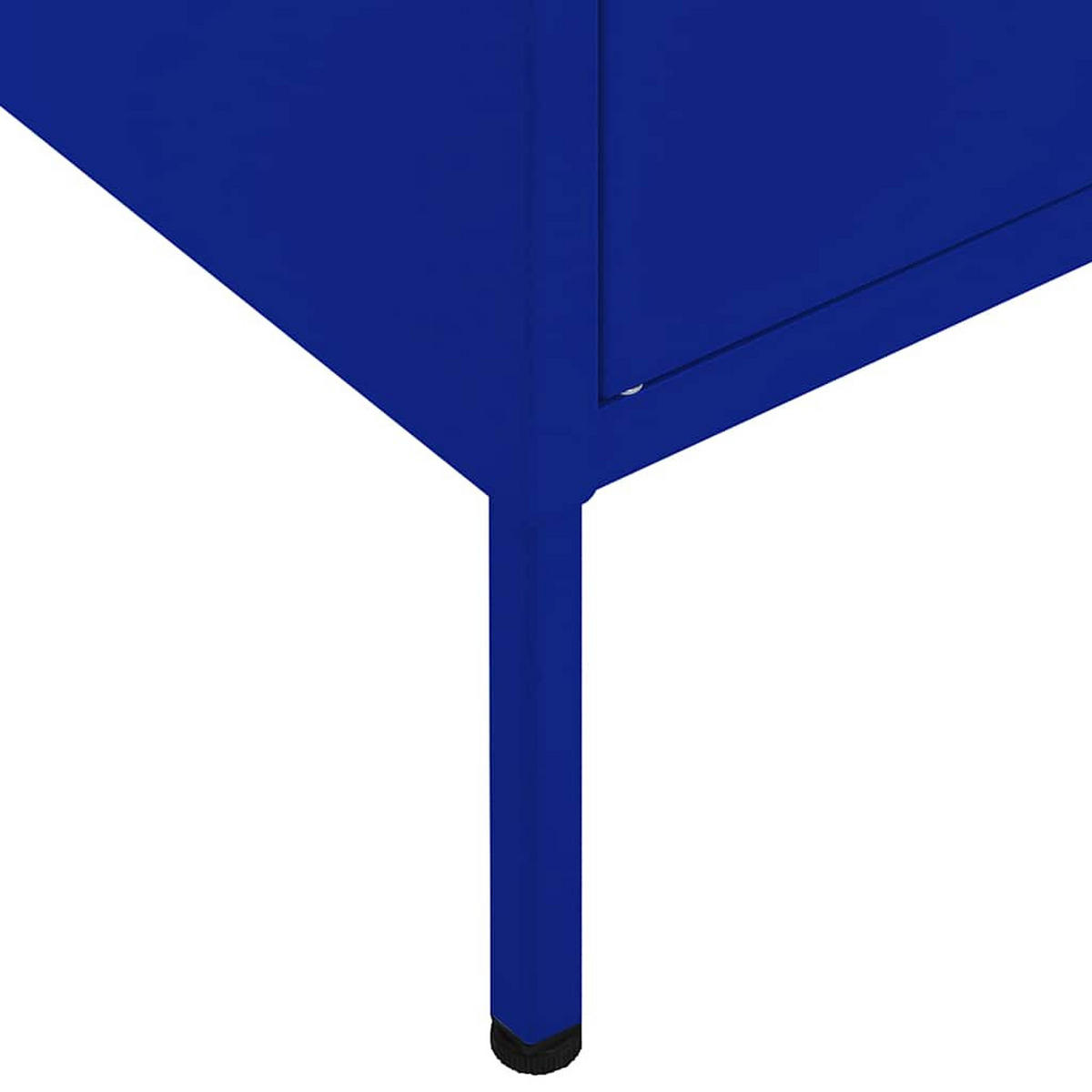 LAGERSCHRANK Marineblau 80/35/101,5 Cm Stahl - Blau, Metall (35/101.5/80cm) - vidaXL