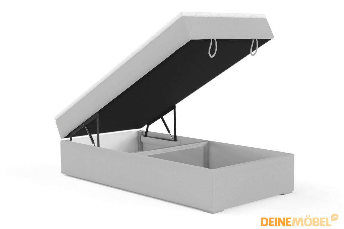 BOXBETT DAGA MINI 100/200 in Beige H4 - Beige, Holz/Holzwerkstoff (100/200cm) - Deine Möbel 24