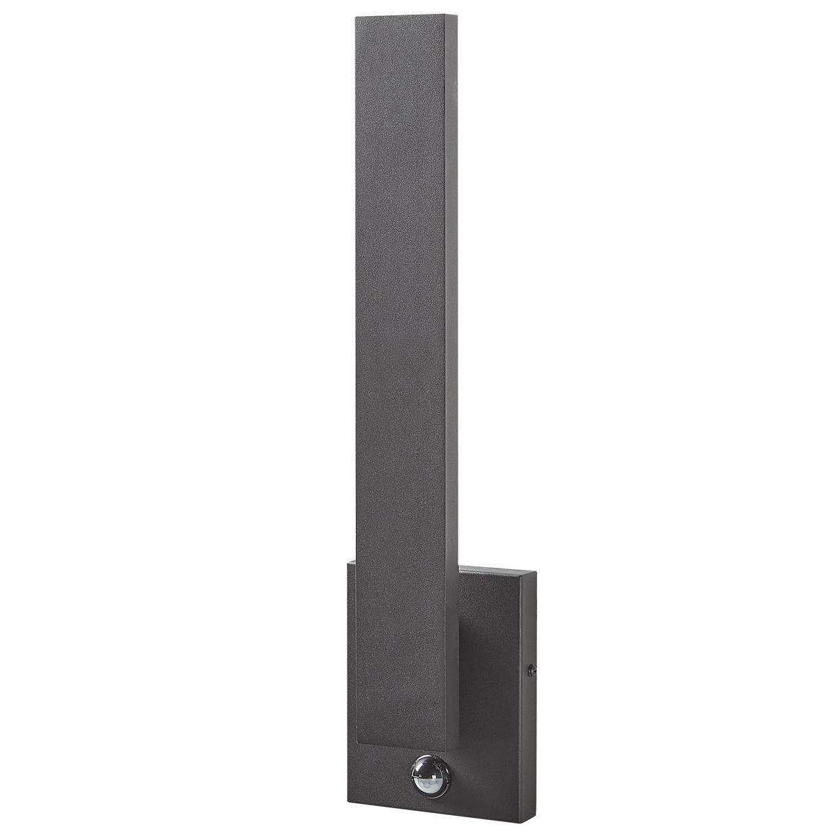 AUSSENWANDLEUCHTE Tummel 7/13/46 cm - Schwarz, Metall (13/46/7cm) - Beliani