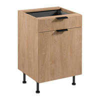 UNTERSCHRANK D60S1 P/L AX – Sorento – Sonoma Eiche - Sonoma Eiche, Holzwerkstoff (60/87/52cm) - ROYAL24_MARKT