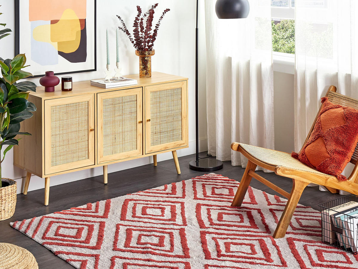 SHAGGY-TEPPICH Haskoy 230/160 cm - Weiß, Textil (160/230cm) - Beliani