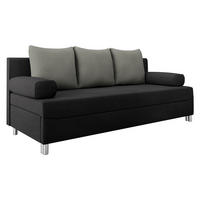 SCHLAFSOFA Dover - Chromfarben/Schwarz, Holz/Kunststoff (192/86/80cm) - MIRJAN24