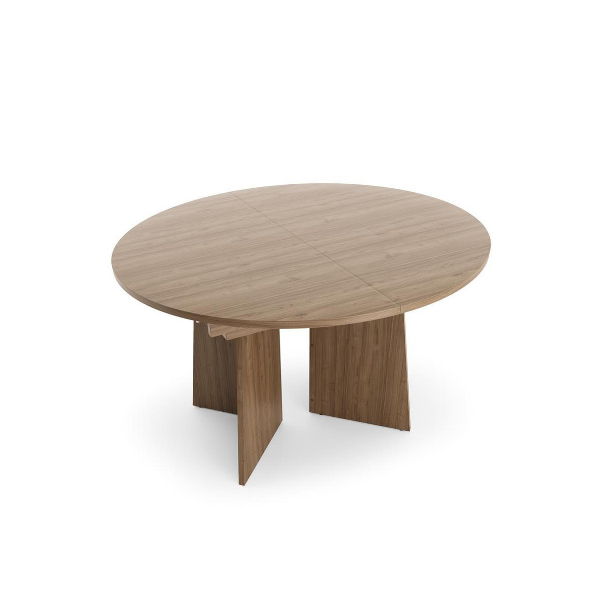 ESSTISCH Aurena, Kaschmir mit Walnuss - Walnussfarben, Holzwerkstoff (120/160/76cm) - Bettso