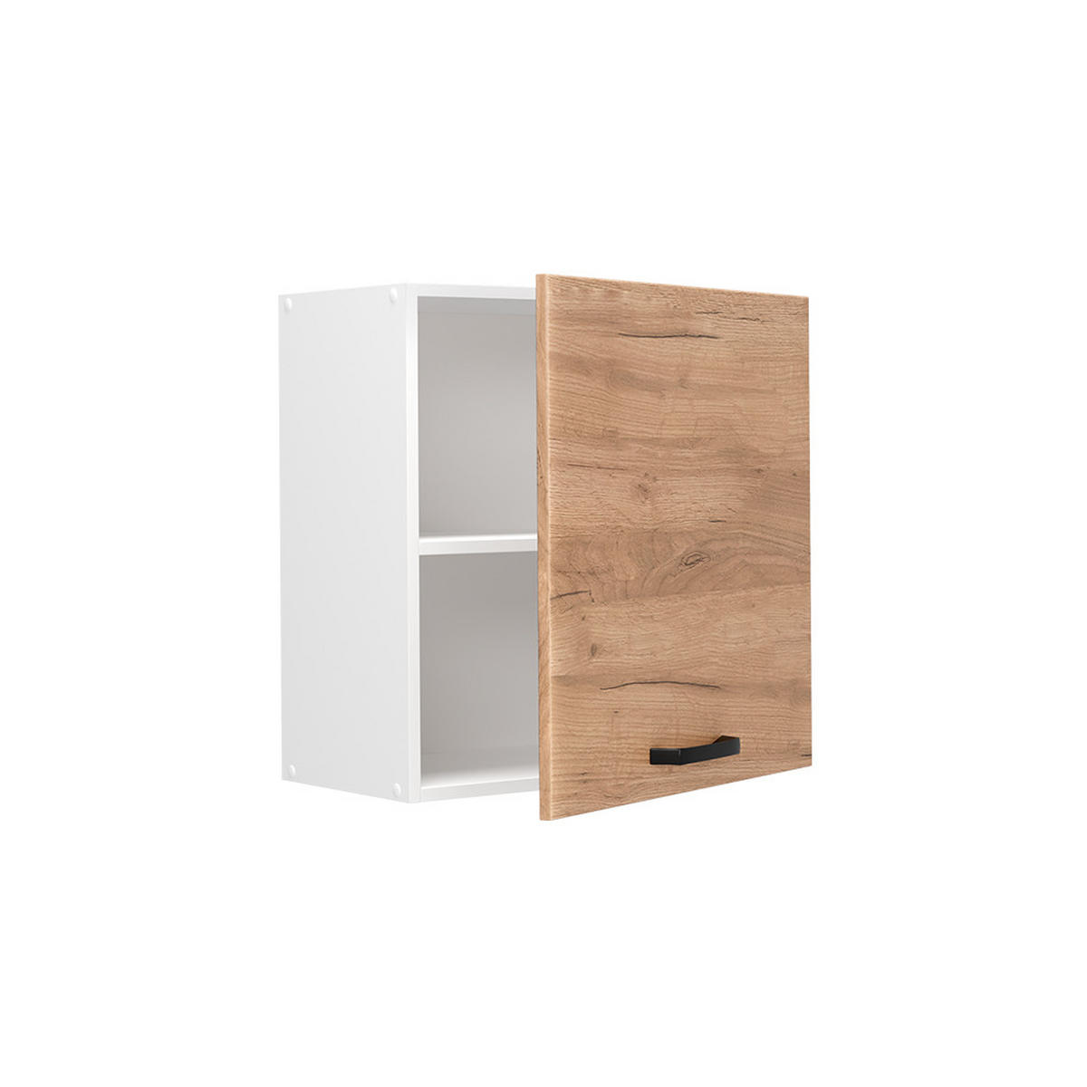 HÄNGESCHRANK R-Line, Goldkraft Eiche, 60 cm mit 1 Tür - Honigeiche/Weiß, Holzwerkstoff (60/60/31cm) - Vicco