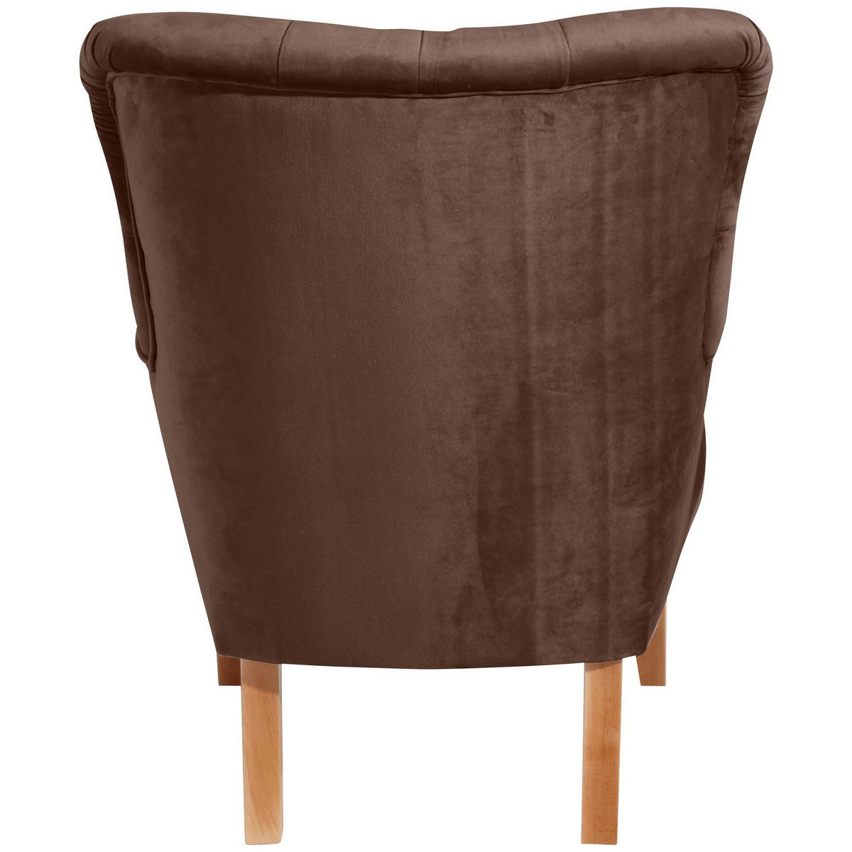 SESSEL Kaiya Bezug Samtvelours Buche natur / braun - Braun, Kunststoff (71/97/82cm) - 58aufmkessel