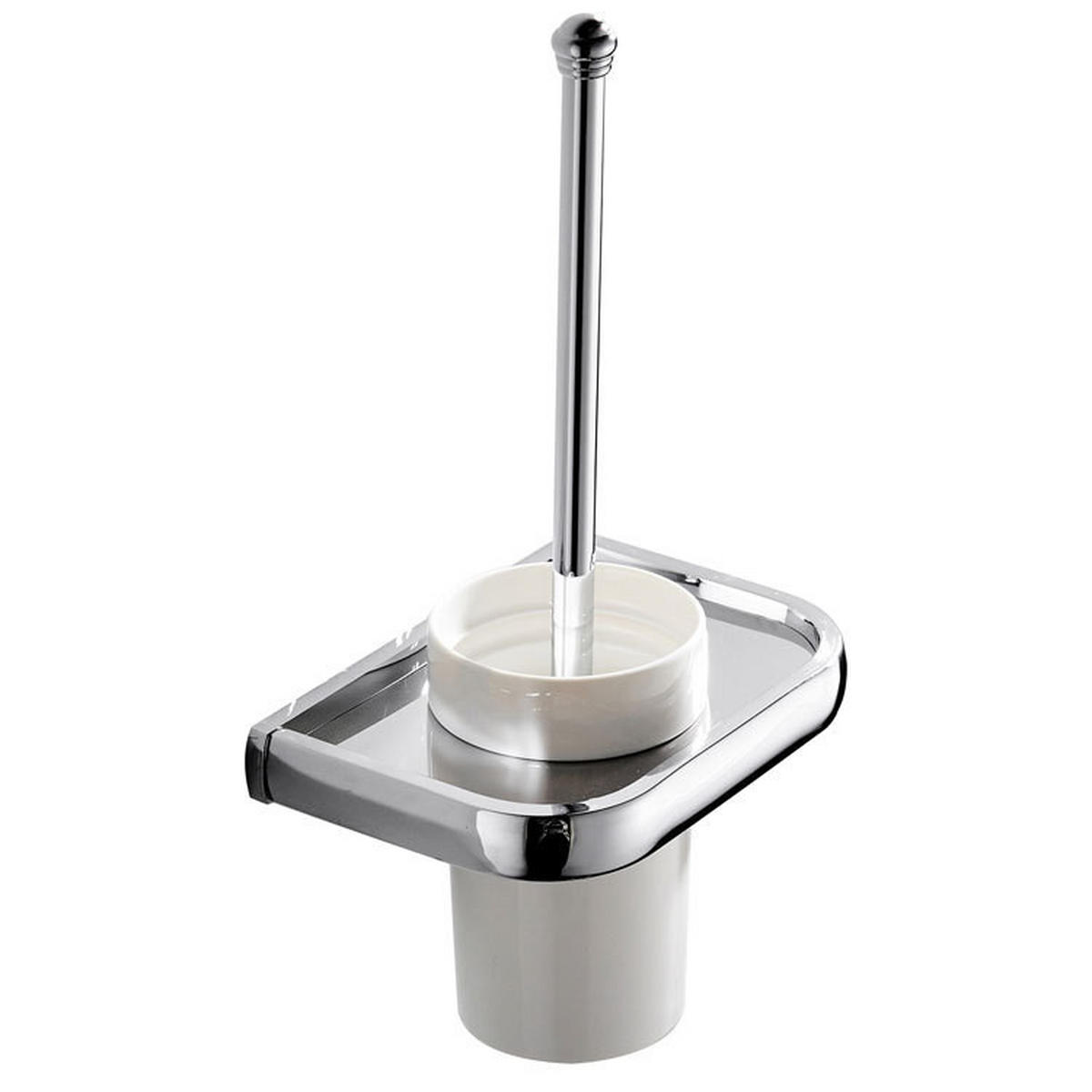 TOILETTENBÜRSTENHALTER – Silber (17 x 10,5 x 36,5 cm) - Goldfarben, Metall (19.5/36/13cm)