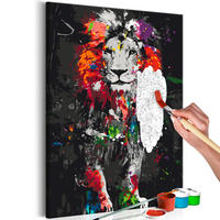 MALEN NACH ZAHLEN 40/50 cm - Multicolor, Textil (1.4/50cm) - KUNSTLOFT