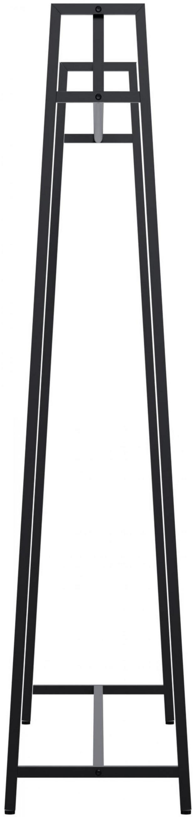 KLEIDERSTÄNDER 150 cm-silber-Metall - Schwarz, Metall (150/150/35cm) - CLP