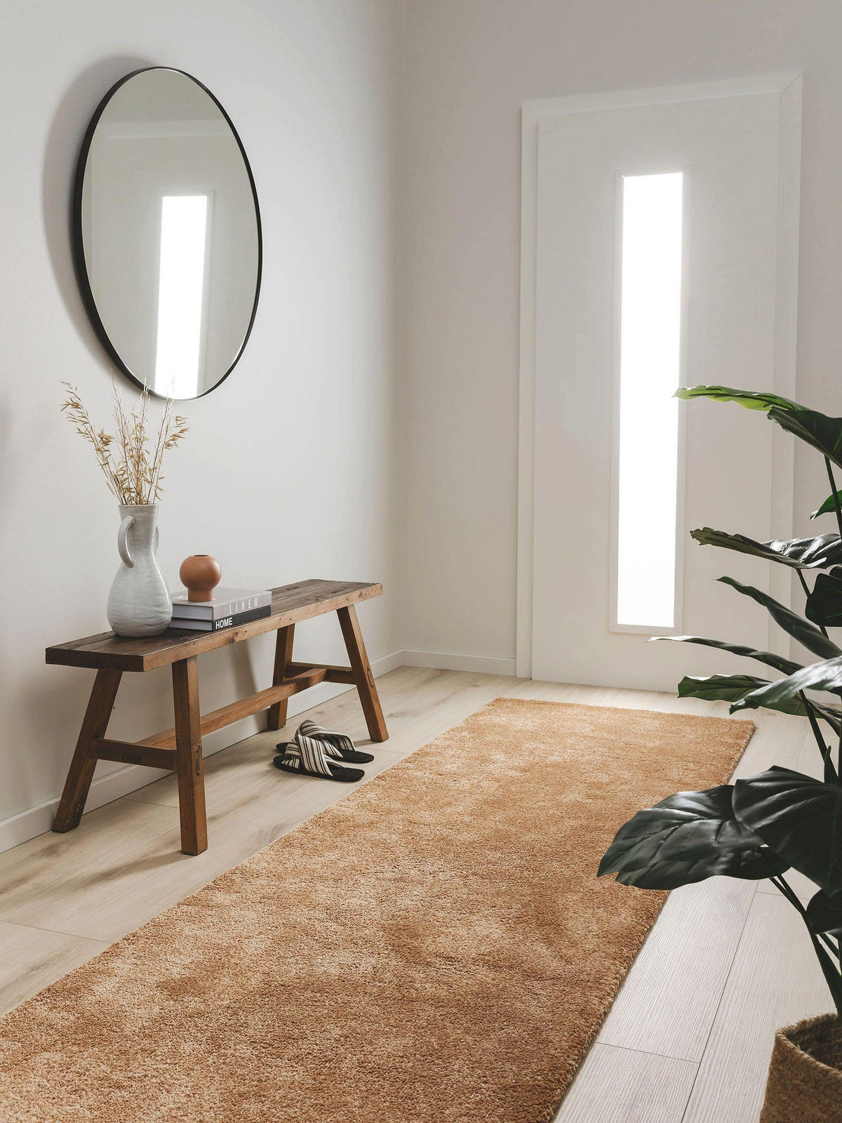 LÄUFER Tacoma Braun 80x300 cm - Braun, Textil (80/300cm) - benuta Nest