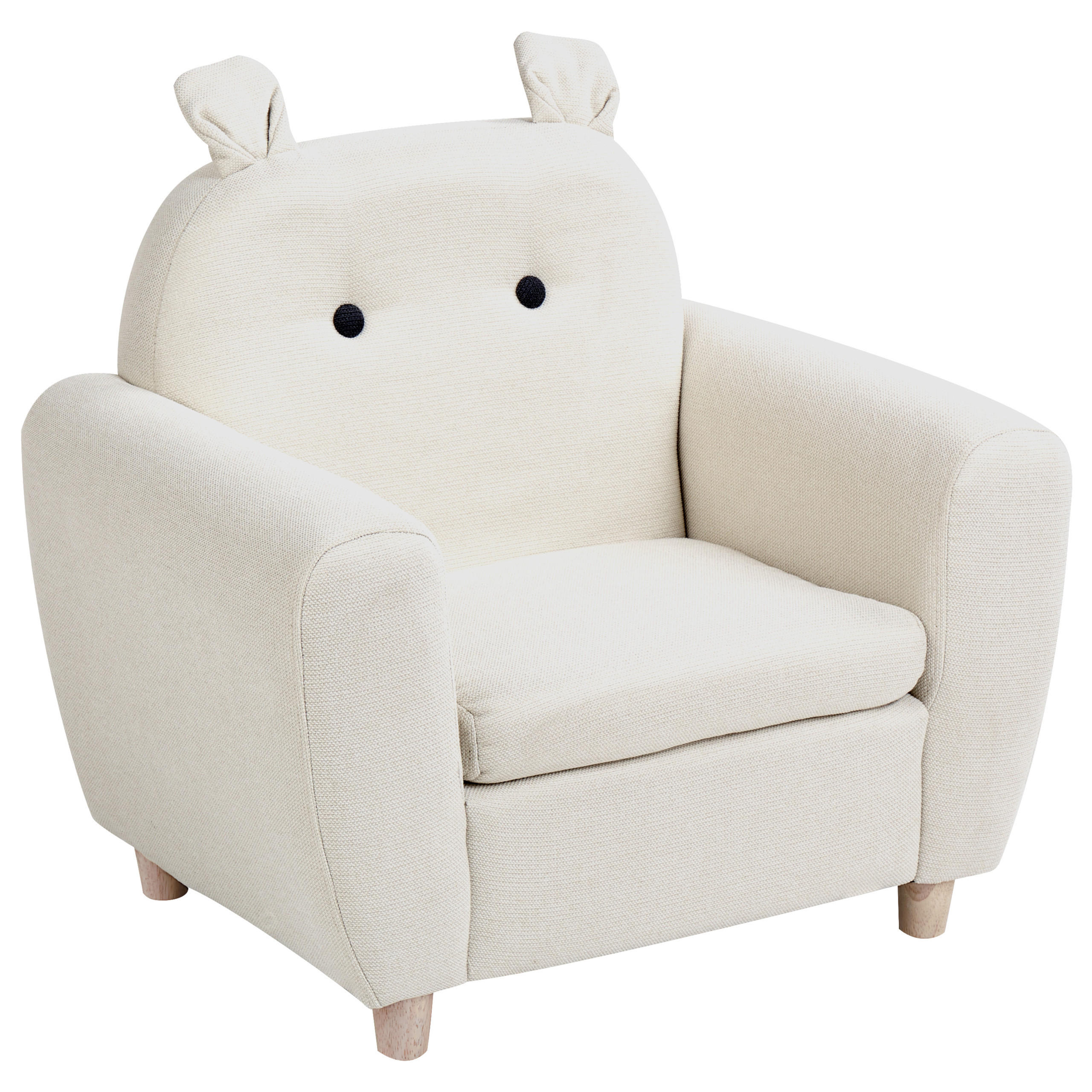 Beliani Kindersessel Creme 61x59x44 cm