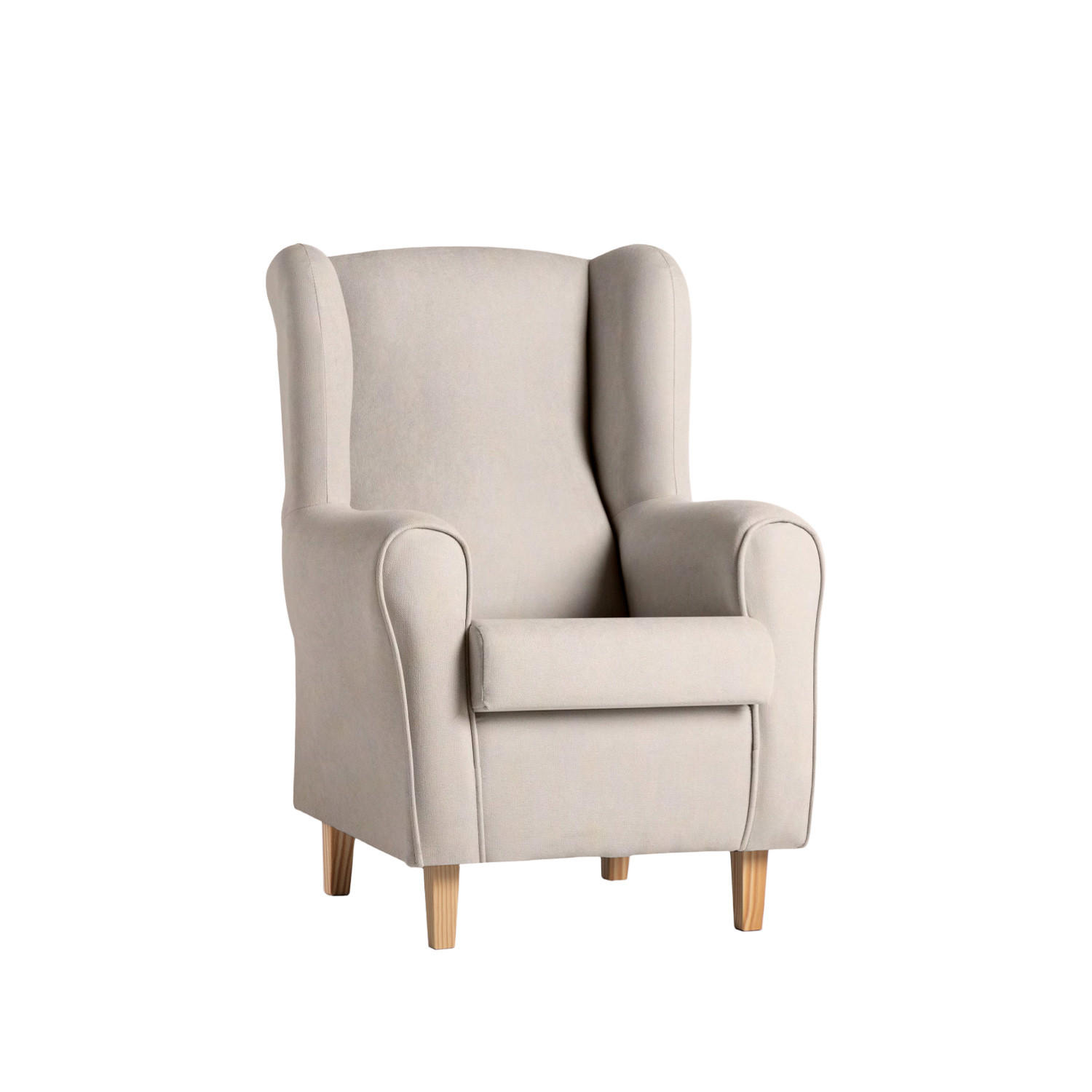 LESESESSEL Isabela Beige 76 cm x 101 cm - Beige, Textil (76/101/87cm) - Klast Home