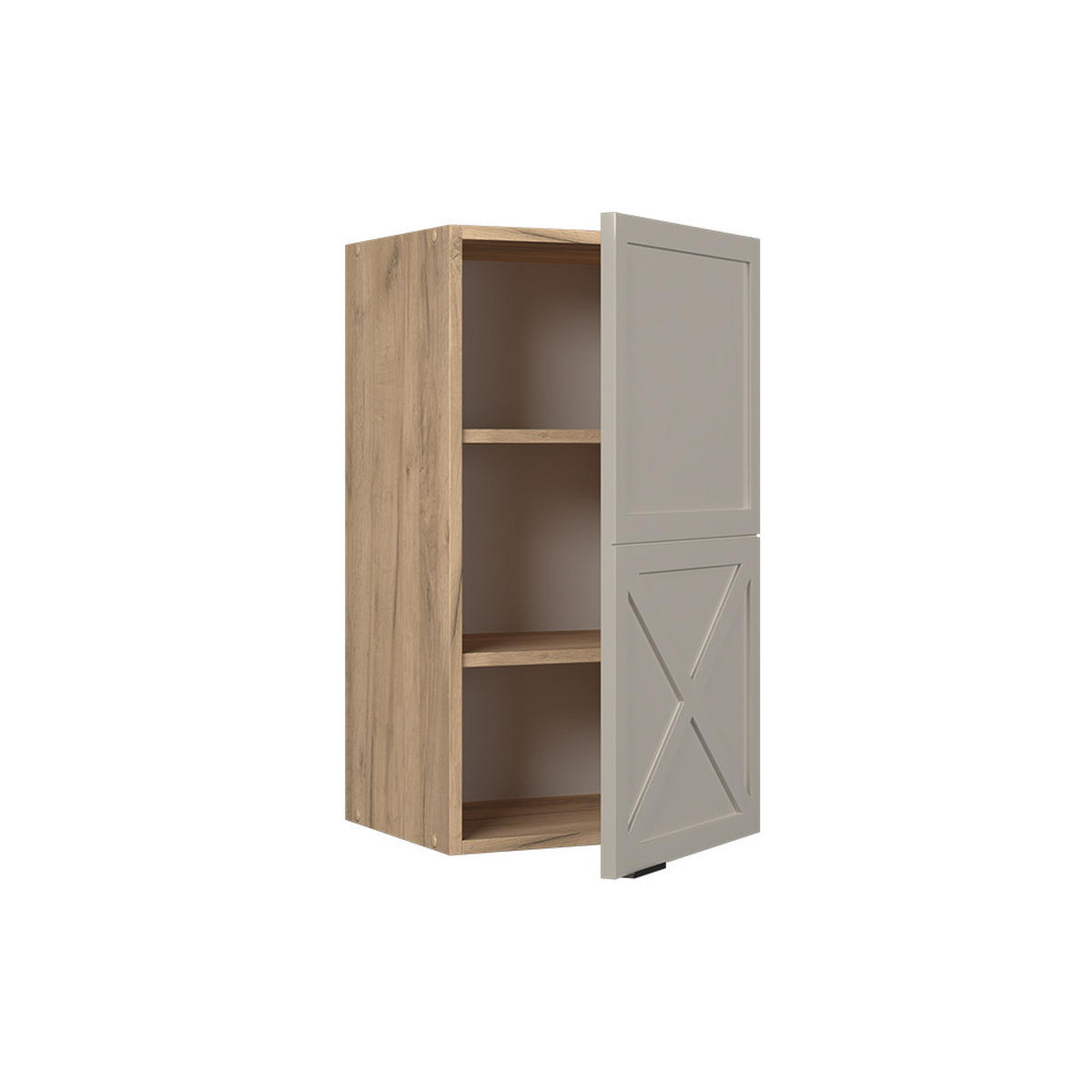 HÄNGESCHRANK Fame-Line GrauBeige 40 cm - Honigeiche/Eiche Wotan, Holzwerkstoff (40/72/34.1cm) - Vicco