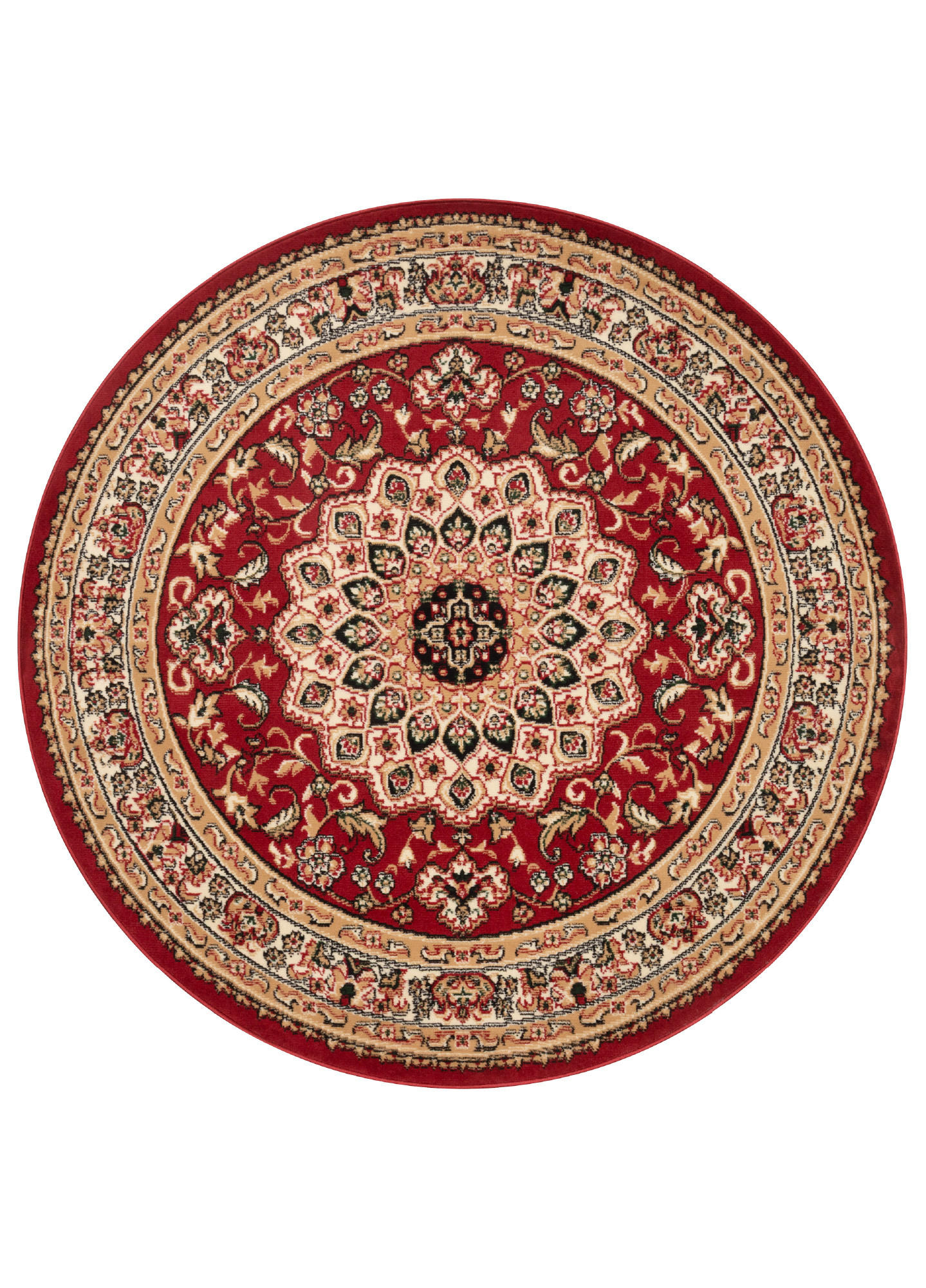 Tapiso Teppich Rot 80x80 cm