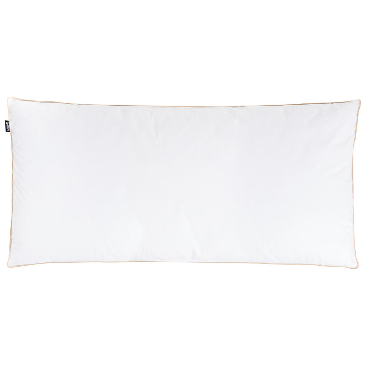 KOPFKISSEN Weiß 40/80 cm Etna - Weiß, Naturmaterialien (80/40cm) - Beliani