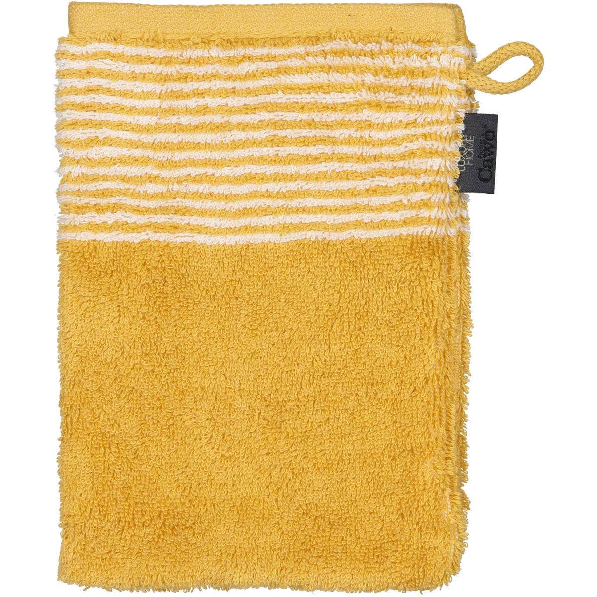WASCHLAPPEN LUXURY HOME TWO-TONE 590 GOLD - 53 - Gelb, Textil (16/22cm) - Cawoe