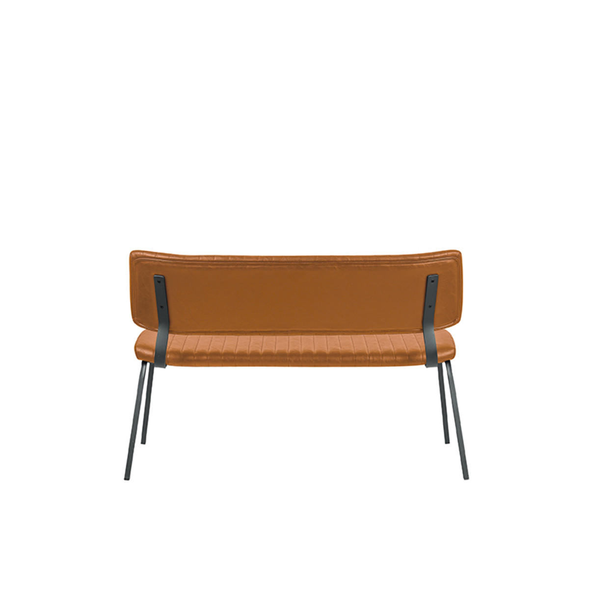 ESSZIMMERBANK Gusto Braun 63/120/81 cm - Orange, Textil (120/81/63cm) - LABEL51