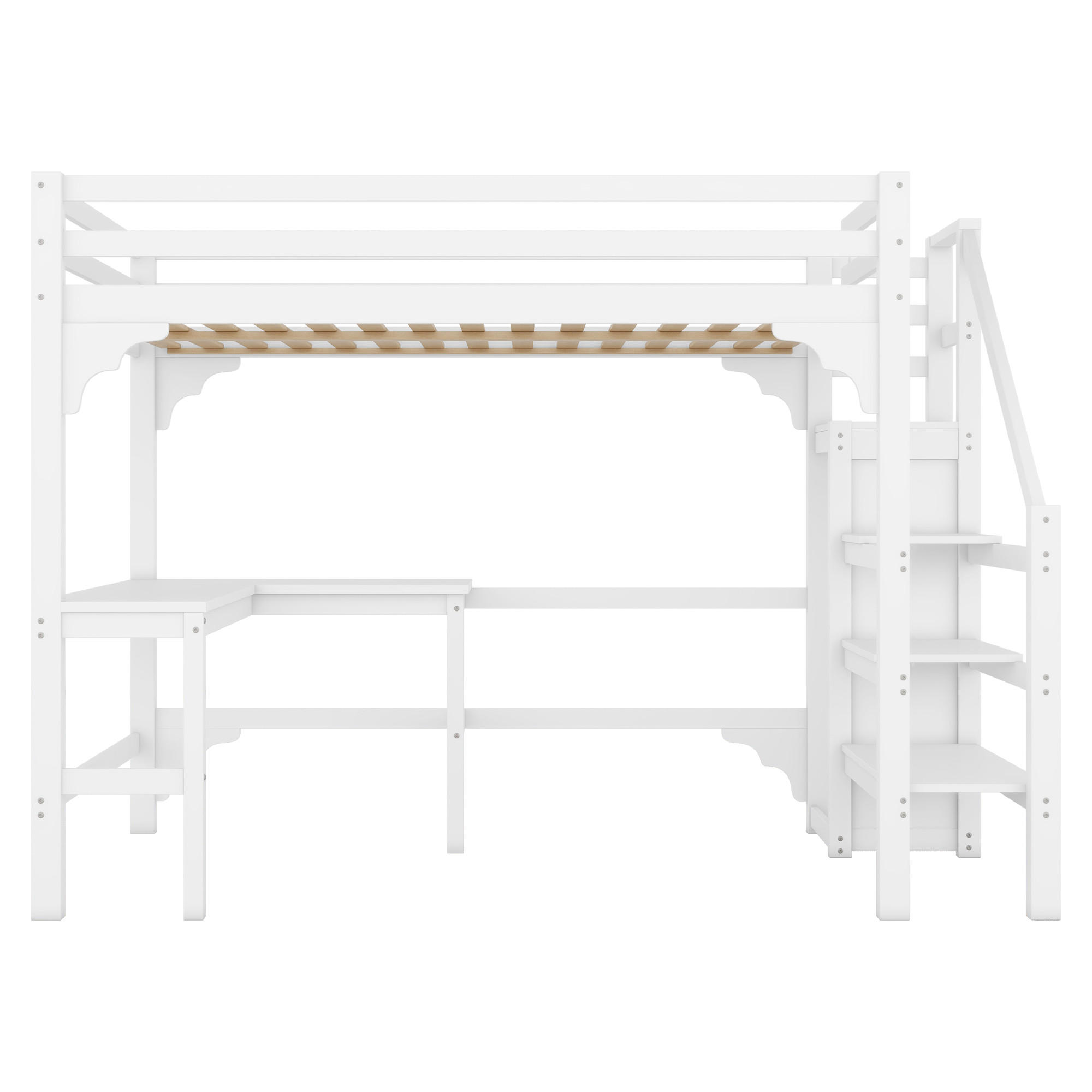 HOCHBETT 140/200 cm Weiß - Weiß, Holz - Raumix