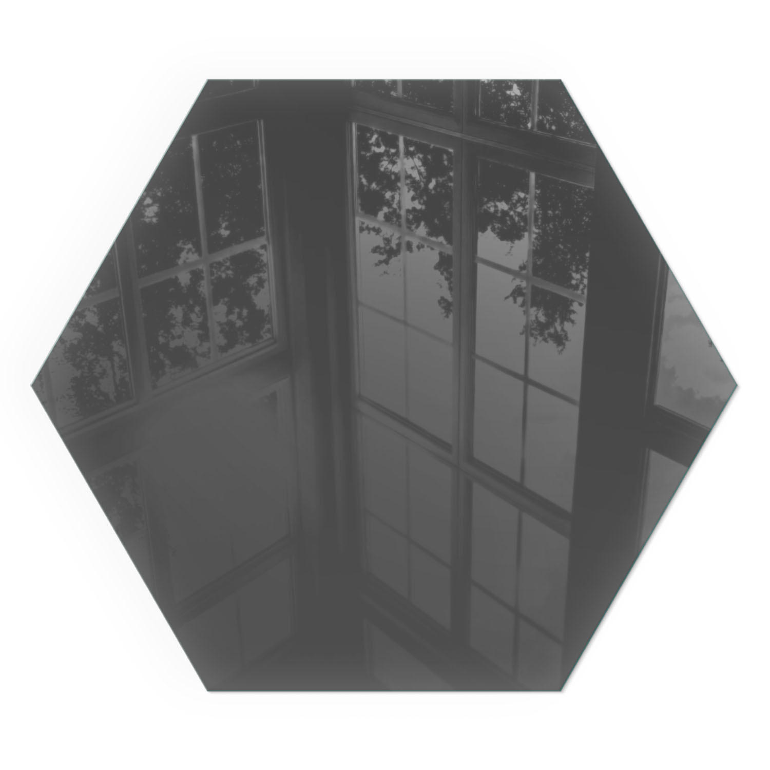 GLASPLATTE für Kamin h40 cm - Grau, Glas (40/40/0.4cm) - TULUP